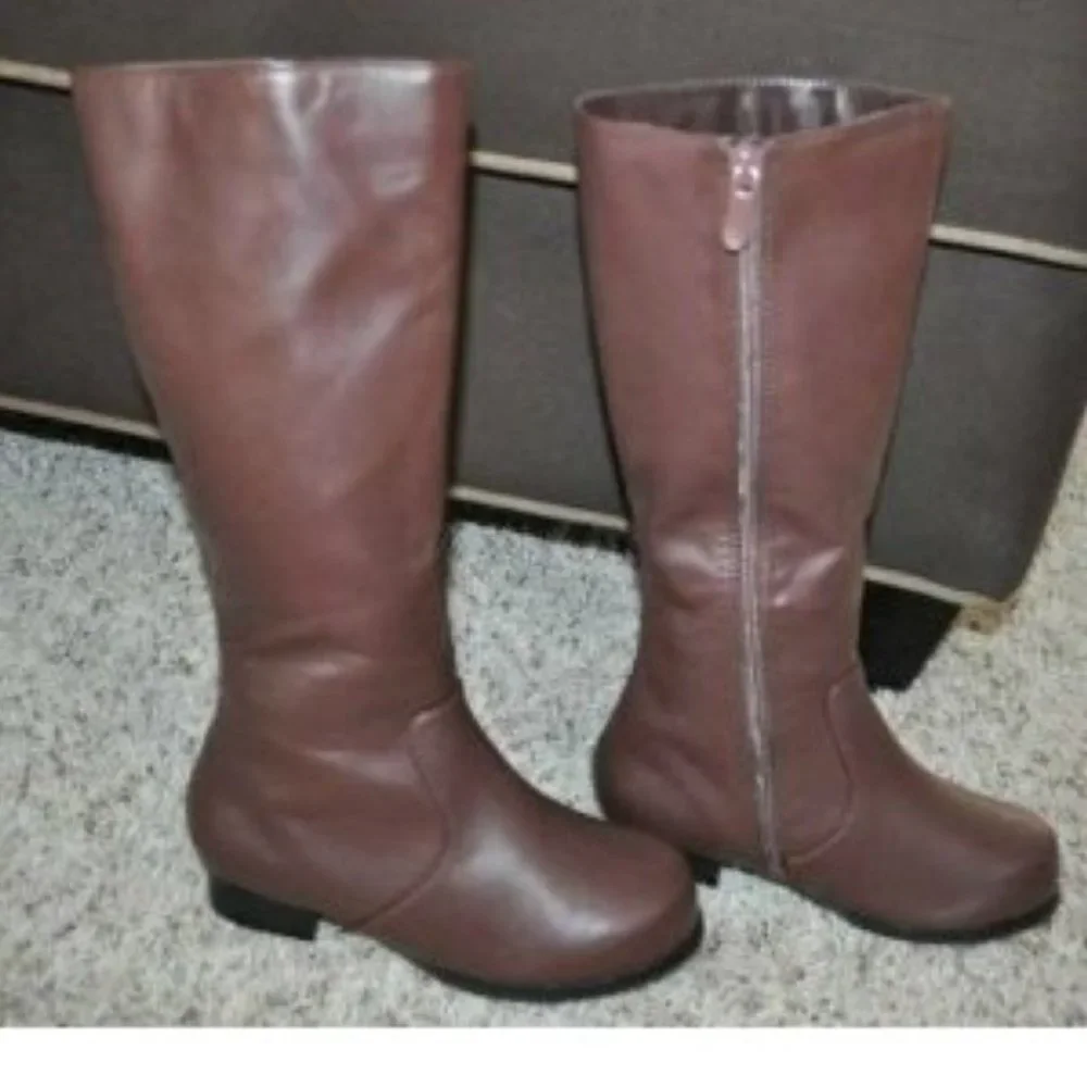 Cowgirl & Cowboy Boots Halloween Costume 4/6 Brown Dress, Hat, Scarf 4 Pc Girls - Picture 12 of 13